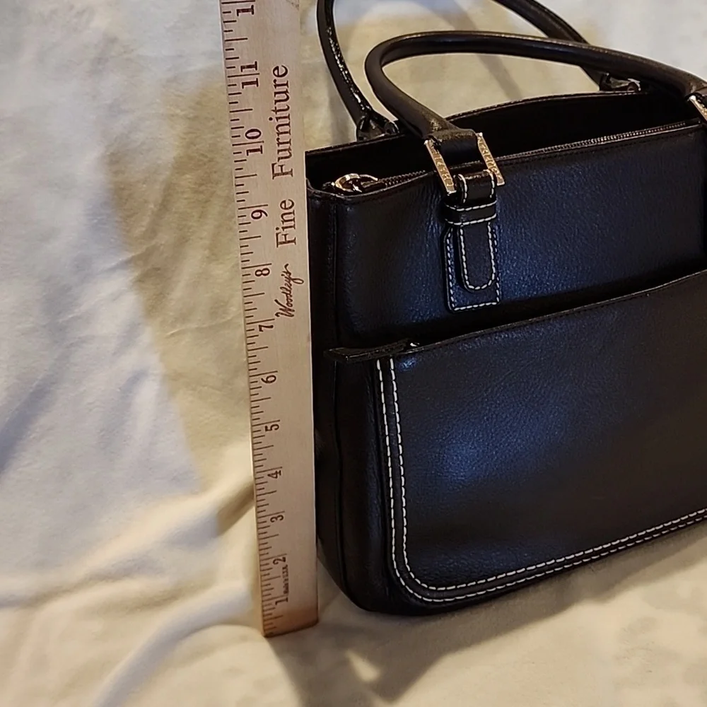 Charles Jourdan Paris hand bag dark brown